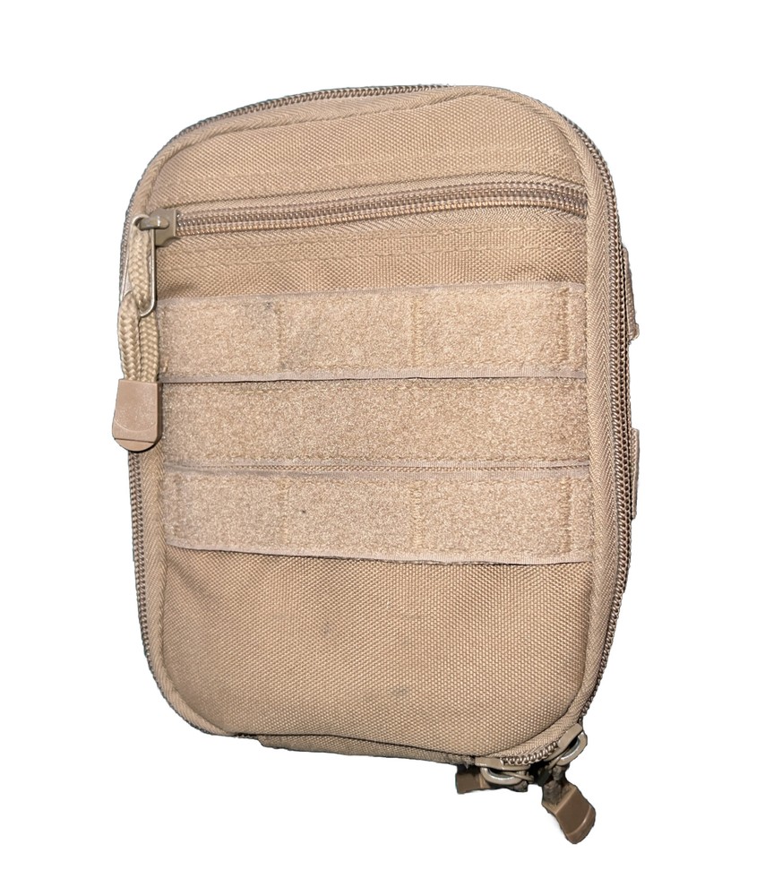 Mercury Tactical Gear MOLLE Utility Pouch,Coyote Brown,7”x5”x2”,Great Used Cond