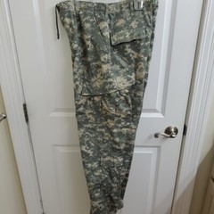 Digital Camo Army Combat Trousers Cargo Pants Medium-Long Military Adjustable