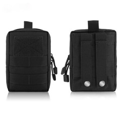 Tactical Molle Medical Kit Bag Belt Pouch Outdoor EDC Tools Organizer Bag Black
