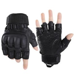 Fingerless Tactical Gloves Outdoor Motorcycle Cycling Half Finger Airsoft Gloves