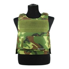 Down Body Armor Plate Tactical Carrier Vest Camo Hunting Combat Cloth Waistcoat