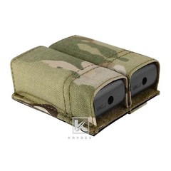KRYDEX Tactical Double Stack Pistol Magazine Pouch Belt / MOLLE Mounted MC Camo