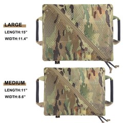 2PCS Tactical Storage Mesh Pouch Set,Insert Modular Utility Admin Pockets,Tra…