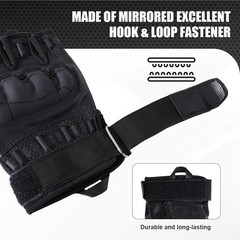 Fingerless Tactical Gloves Outdoor Motorcycle Cycling Half Finger Airsoft Gloves