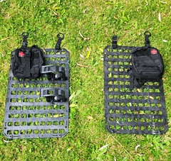 Grey Man Tactical Rigid MOLLE Panel 2 First Aid Pkts Fire Ext Mount 25″X15.5″