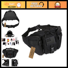 Tactical Fanny Pack Waist Bag for Men & Women – Outdoor Hiking Fishing Bum Bag