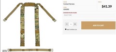 G-CODE 5.56 MOLLE Modular Chest Rig Air Force Grey USAF MP2 Magazine Clips