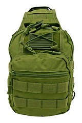 EastWest USA Tactical Gear CONCEALED CARRY MOLLE Sling Bag EDC Chest Pack OLIVE