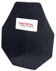 Level III AR500 Steel Body Armor 10×12 Modified Lightweight Flat Plate Coated