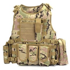 New Tactical CS Vest MOLLE Paintball Hunting Wargame Plate Carrier Combat Vest