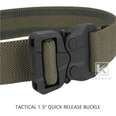 KRYDEX Tactical Elastic Thigh Strap Leg Band for Leg Drop Holster Ranger Green