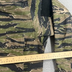 Genuine Gear Jacket Mens S Tiger Stripe Camo Ripstop BDU Tactical Field Shirt