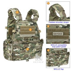 KRYDEX LBT-6094A Plate Carrier Tactical Body Armor Combat Vest Gear w/ Mag Pouch