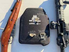 IRON ARMADILLO® Lvl 3+ Ceramic Rifle Rated Armor Plate 10″x12″ stop 7.62×63 Pair