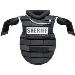 Centurion Upper Body & Shoulder Riot Protection- Black – X-Large/2X-Large