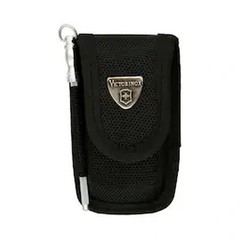 Victorinox Black Nylon Pouch w/Mini Chaira – pocket honing rod Hook & Loop