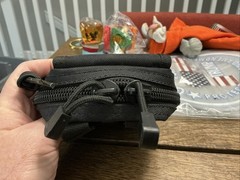 Black Tactical MOLLE Gear Bag Nylon Small with Zip Buckle Closure