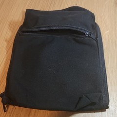 Black MOLLE Tactical Pouch Zip Closure Zippered Utility Pouch