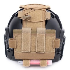Helmet Battery Storage Pouch MK2 Outdoor Accessory Bag MOLLE Holder Multicolor