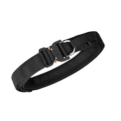 New Tactical Quick Release Battle 2 Layer Heavy Duty Metal Buckle Belt Black