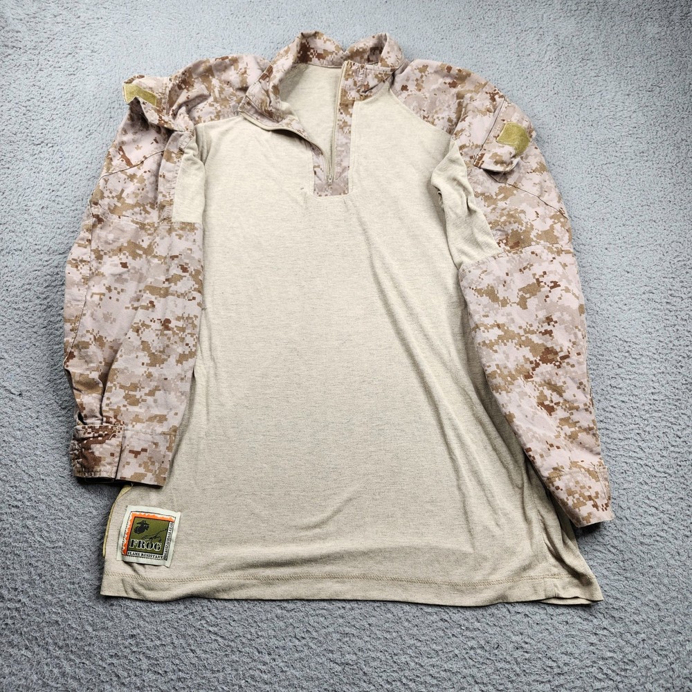Propper FR Combat Shirt Mens Large Long Marpat Flame Resistant Drifire Frog