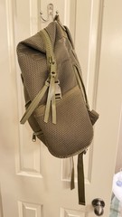 Dagne Dover Large Indie Diaper bag Backpack in green air mesh