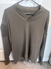 Velocity Systems BOSS Rugby Shirt In Ranger Green – Long Sleeve Size M