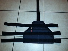ballistic UPPER LEG body armor IIIA RARE thigh armor GEN 2 (BLACK)