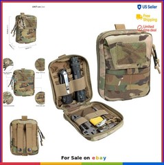 Molle Admin Pouch 500D Cordura Nylon Utility Tool Pouch Tactical Waist Bag EDC