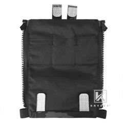 KRYDEX FCPC V5 Plate Carrier Tactical Vest Zip On Back Panel Banger Black Camo