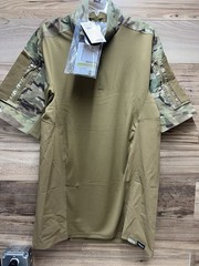 First Tactical Defender Camo 1/4 Zip Cordura Combat Long Sleeve Shirt Large Tall