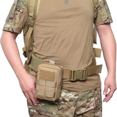 Tactical Molle Pouch EDC Multi-purpose Belt Waist Pack Bag Utility Phone Pocket