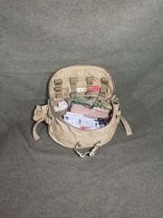 North American Rescue NAR CCRK-Squad Coyote MOLLE Butt Pouch 6545-01-534-2956