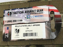 MOLLE Patrol / War Belt MULTICAM Large NOS