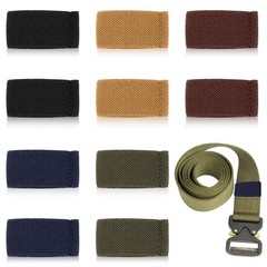 10 Pack Elastic Belt Keeper Strap, Nylon Canvas Web Belt Elastic Loop Keeper,…