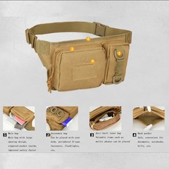 Tactical Waist Pack Utility Fanny Pack Military Pouch Bag Bumbag Hip Belt Bag US
