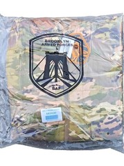 OCP Long Multicam Hooded Zip Woobie Jacket BAF+ Flag Patch