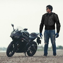 Full Protection Body Armor for Bike Rider- Black
