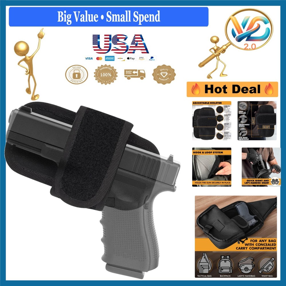 Tactical Nylon Sling Bag for Concealed Carry CCW Shoulder EDC Crossbody