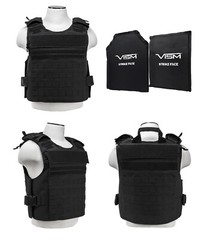 External Pocket Tactical Plate Carrier 2XL-4XL Includes (2) LVL IIIA Soft Panels