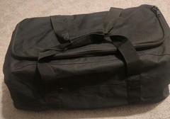 Mercury Tactical Large Black Duffel Bag/Backpack Carry Handles Adjustable Straps