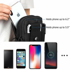 Tactical Molle Pouch Bag Waist Pack for Camping Hiking Cell Phone Holster Holder