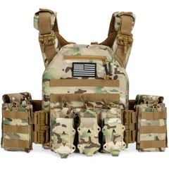Lightweight Tactical Vest Breathable Mesh Back Panel for Hiking Camping