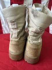 Belleville Boots Mens 9.5R Combat Hot Weather Tactical Tan E339