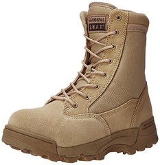 Original S.W.A.T. 119402 Men’s Classic 9″ Side-Zip Safety Military Boot – TAN