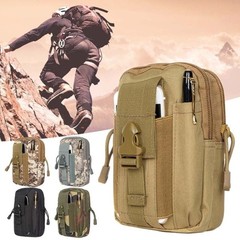Tactical Molle Pouch Bag Waist Pack for Camping Hiking Cell Phone Holster Holder