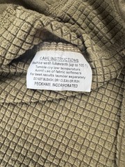 USMC FROG Grid Fleece 1/4 Zip Pullover Large Long Coyote Brown Peckham FR