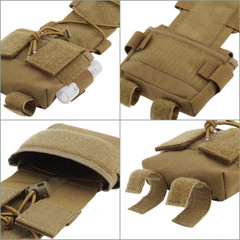 Tactical Helmet Battery Pouch MK2 Helmet Battery Pack Case Counterweight Pouch