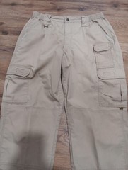 Propper Tactical Pants – Tan/ Khaki – size 36 x 32 Polyester/ Cotton- Stretchy