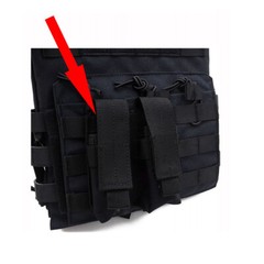 Tactical Molle 9mm Double Mag Ammo Pouch Military Pistol Open-Top Magazine Pouch
